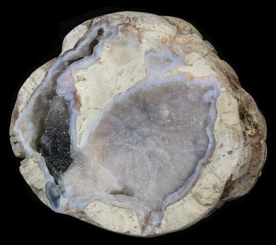 Crystal Filled Dugway Geode (Polished Half) #38877